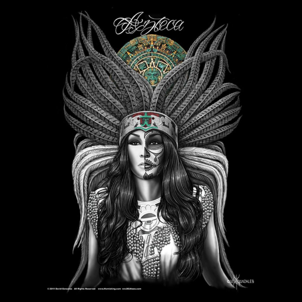Azteca poster 18"x24" high gloss by DGA